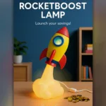 RocketBoost Lamp + Piggy Bank