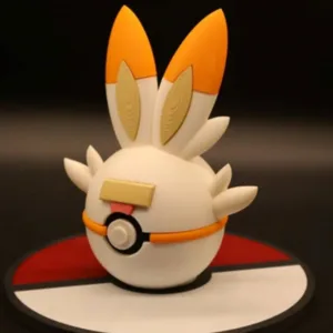 Scorbunny pokeball- it opens