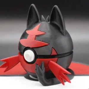 Litten pokeball- it opens