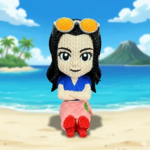 Nico Robin knitted